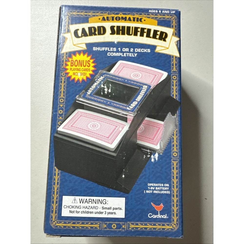 Cardinal Automatic Playing Card Shuffler Machine for up to 2 Decks
